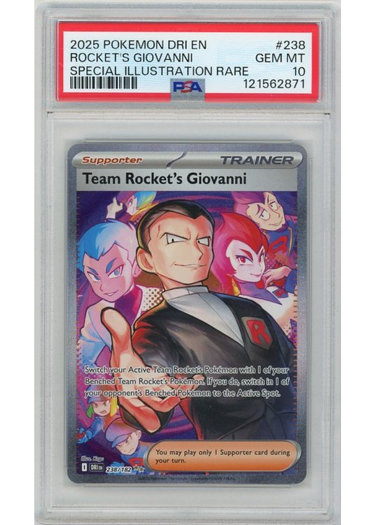 Team Rocket’s Giovanni – 238/182 – PSA 10