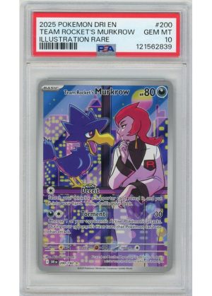 Team Rocket's Murkrow 200/182 PSA 10