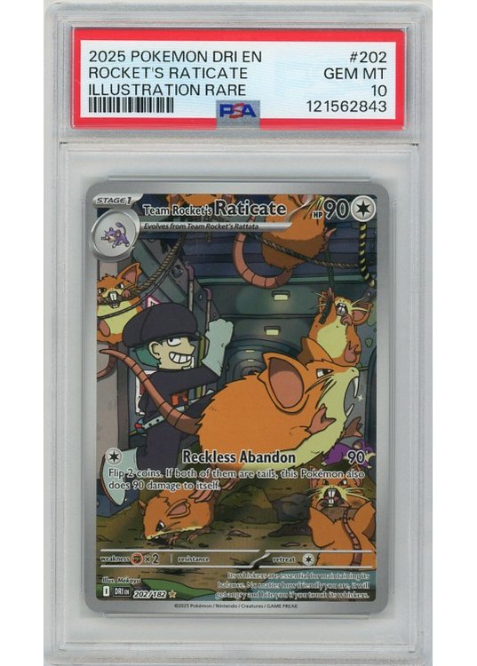 Team Rocket's Meowth PSA 10 - Gradede pokemon kort på Pokemons.dk