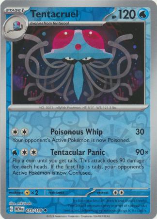 Tentacruel - 073/165 - Reverse