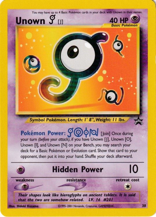 Unown [J] - 38
