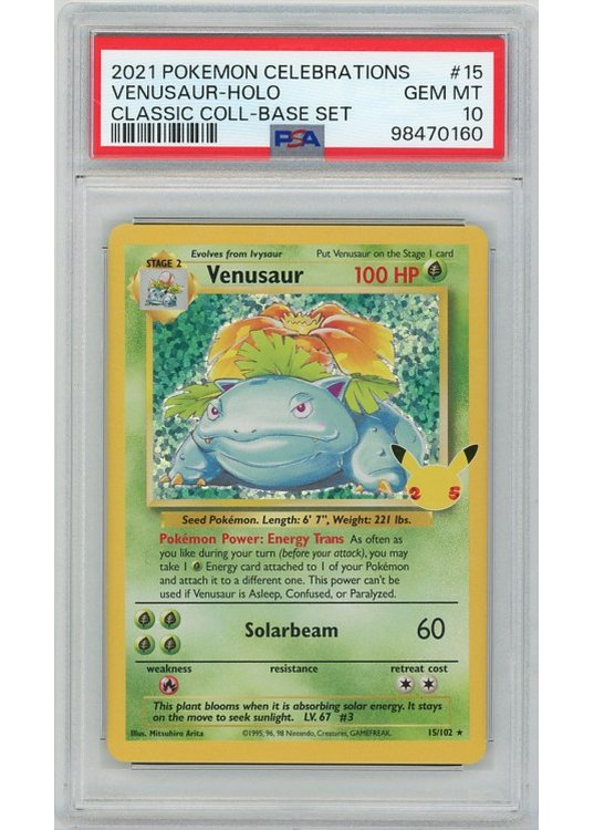 Venusaur 12/102 PSA 10