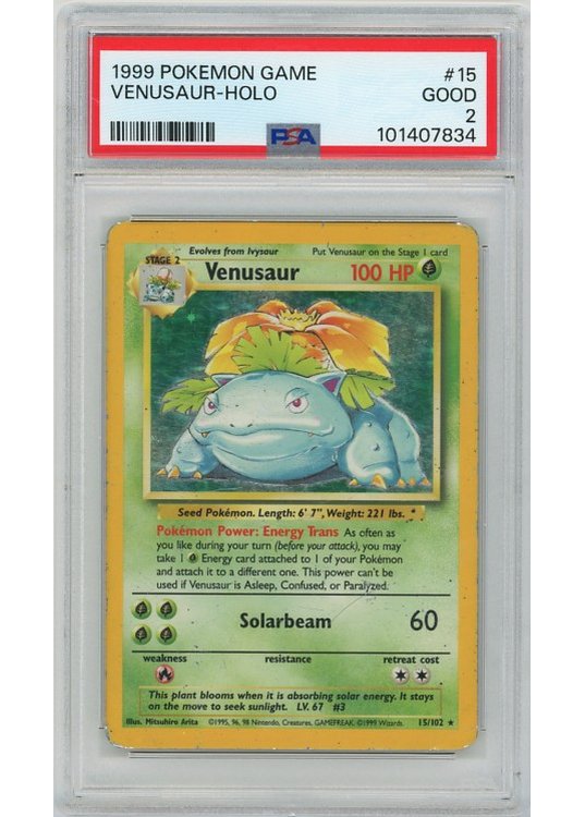 Venusaur – 15/102 – PSA 2