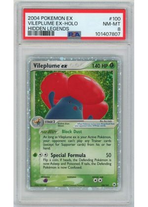 Vileplume ex 100/101 PSA 8