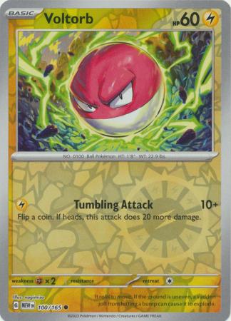 Voltorb – 100/165 – Reverse