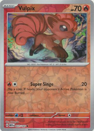 Vulpix - 037/165 - Reverse