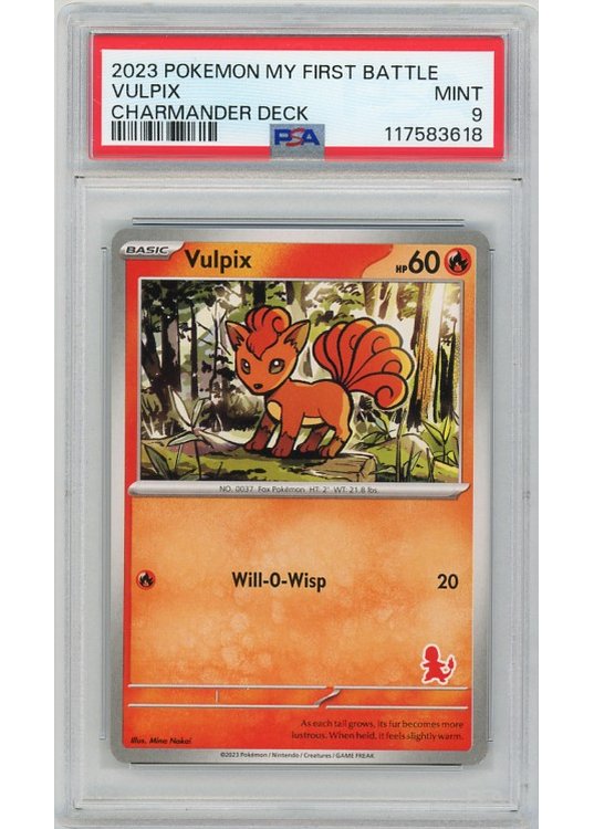 Vulpix – My First Battle – – PSA 9