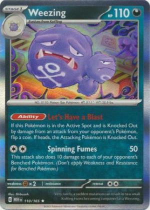 Weezing - 110/165 (Holo)