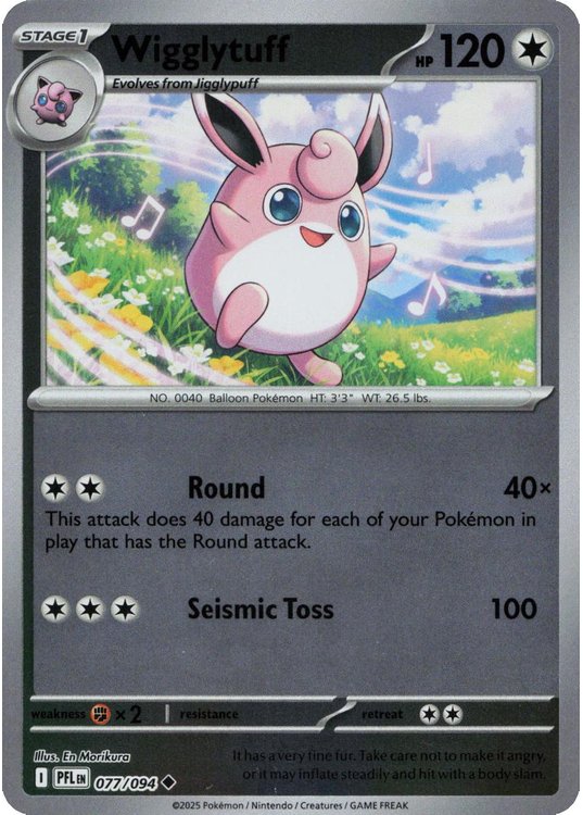 Wigglytuff - 077/094 - Reverse