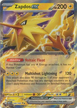 Zapdos ex – 145/165