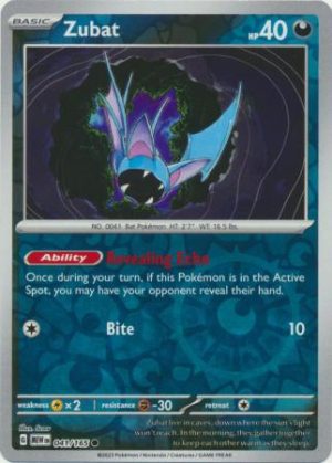 Zubat - 041/165 - Reverse