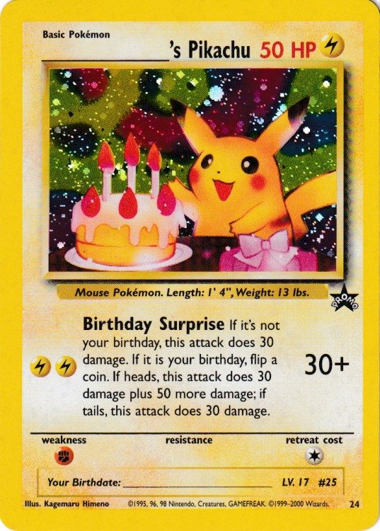 _____'s Pikachu - 24 (Holo)