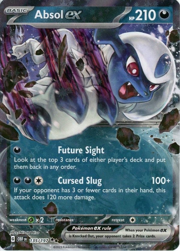 Absol ex 135/197 - Pokemon enkeltkort fra SV03 Obsidian Flames