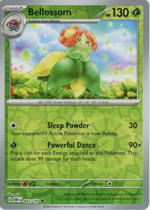 Bellossom - 003/197 - Reverse