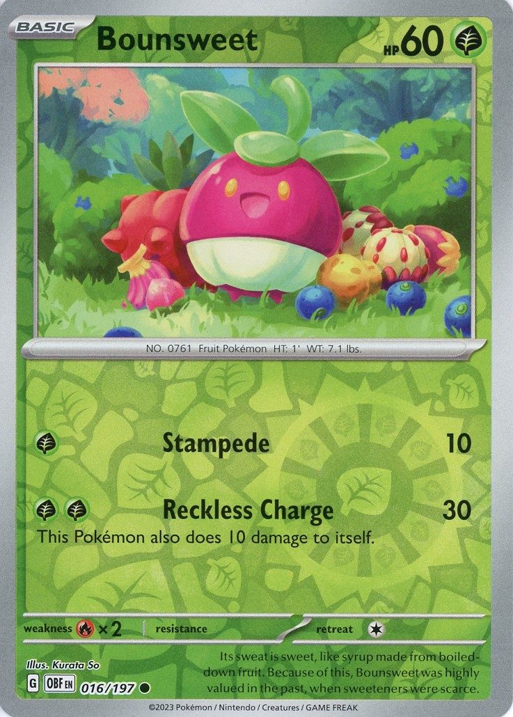 Bounsweet – 016/197 – Reverse