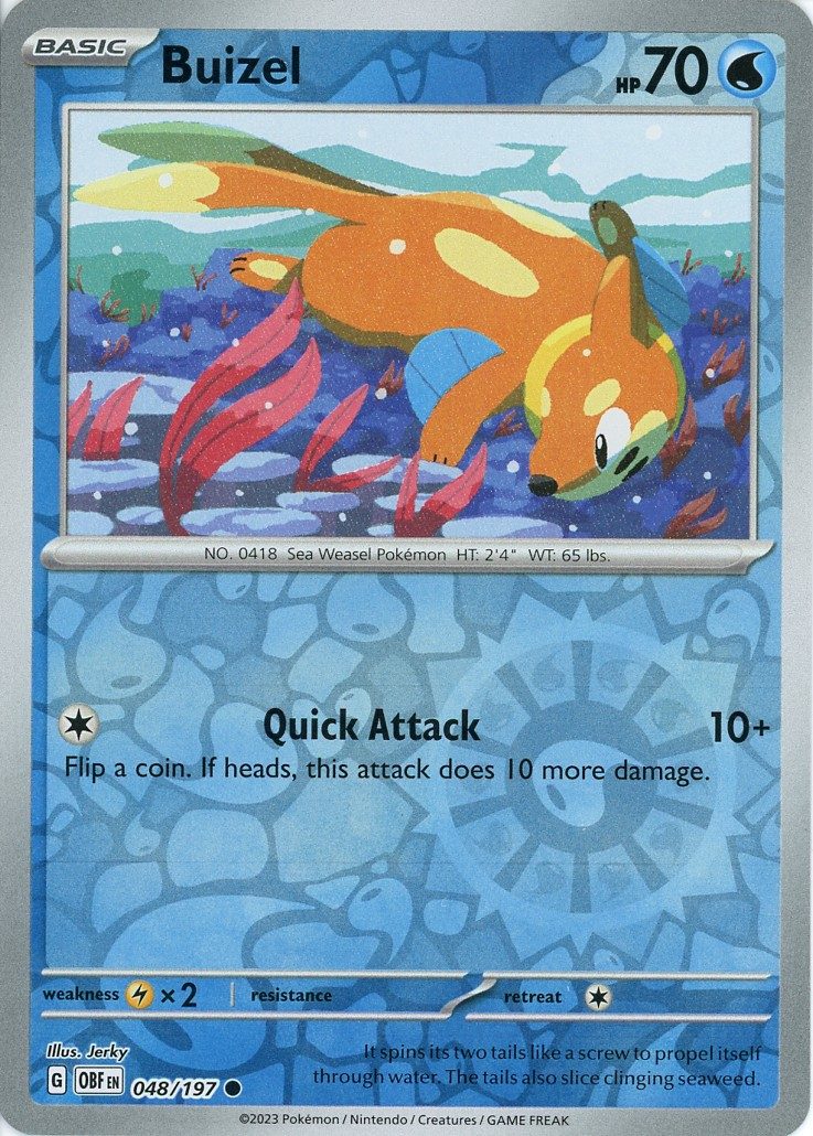 Buizel - 048/197 - Reverse