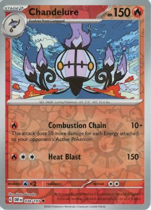 Chandelure - 038/197 - Reverse