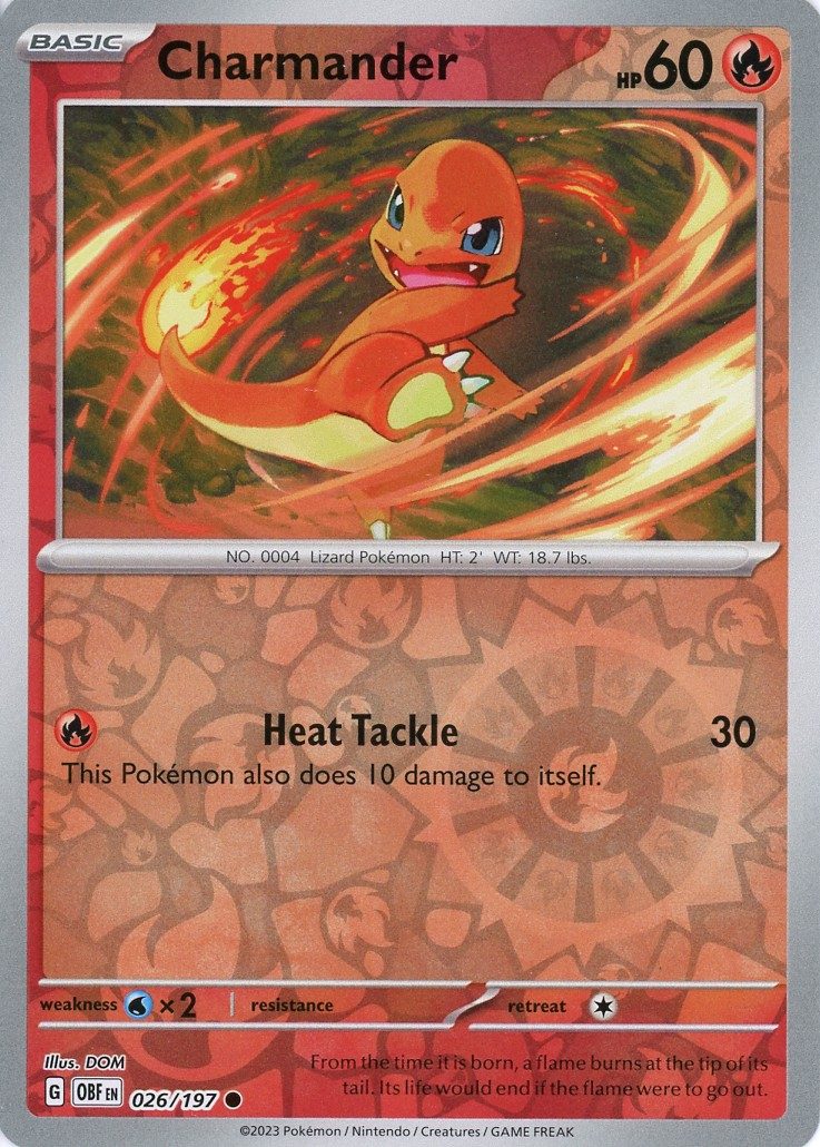 Charmander - 026/197 - Reverse