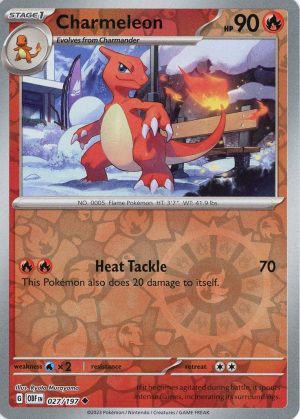 Charmeleon - 027/197 - Reverse