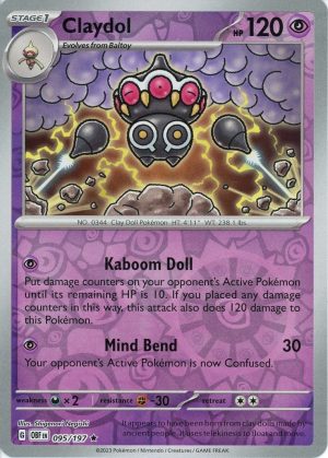 Claydol - 095/197 - Reverse