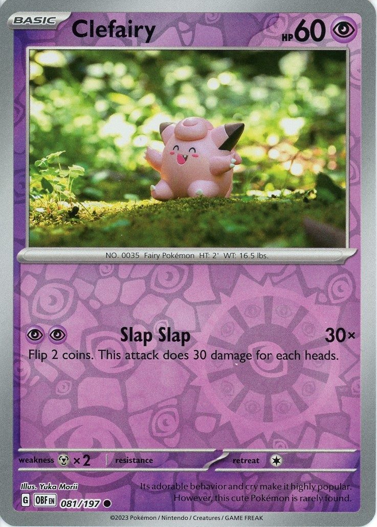 Clefairy – 081/197 – Reverse