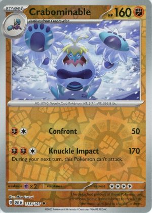 Crabominable - 115/197 - Reverse