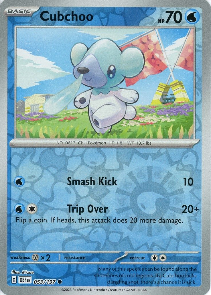 Cubchoo - 053/197 - Reverse