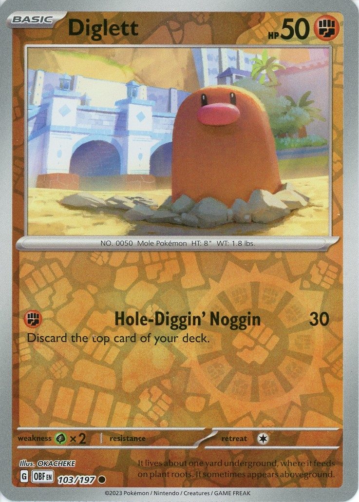 Diglett - 103/197 - Reverse