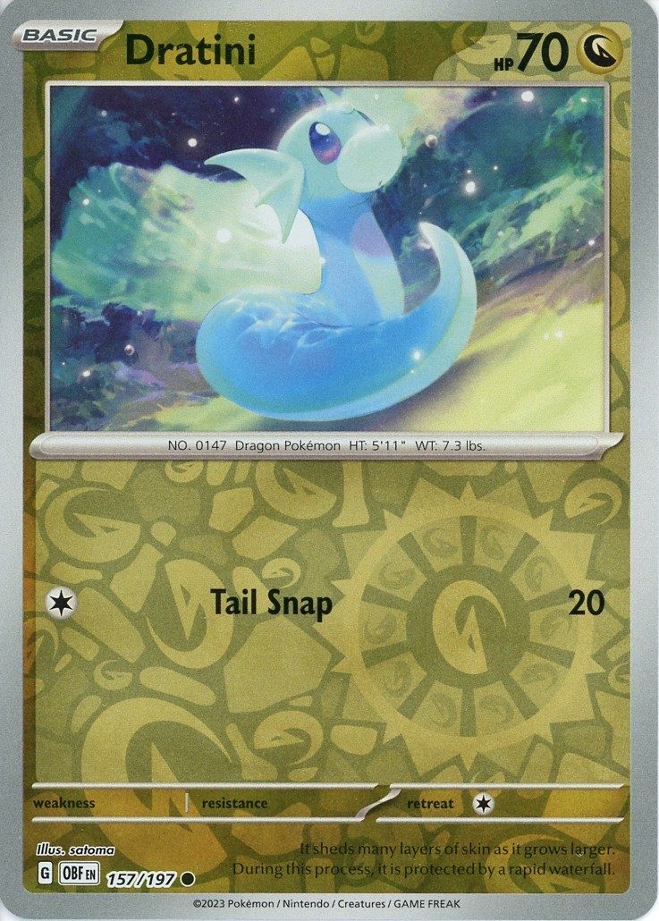 Dratini - 157/197 - Reverse