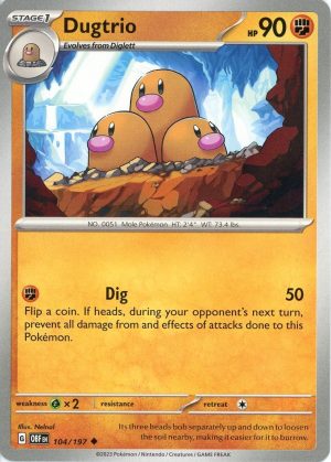 Dugtrio - 104/197