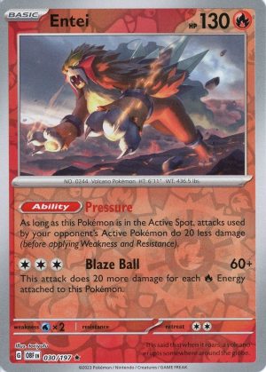 Entei - 030/197 - Reverse