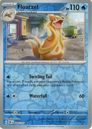 Floatzel - 049/197 - Reverse