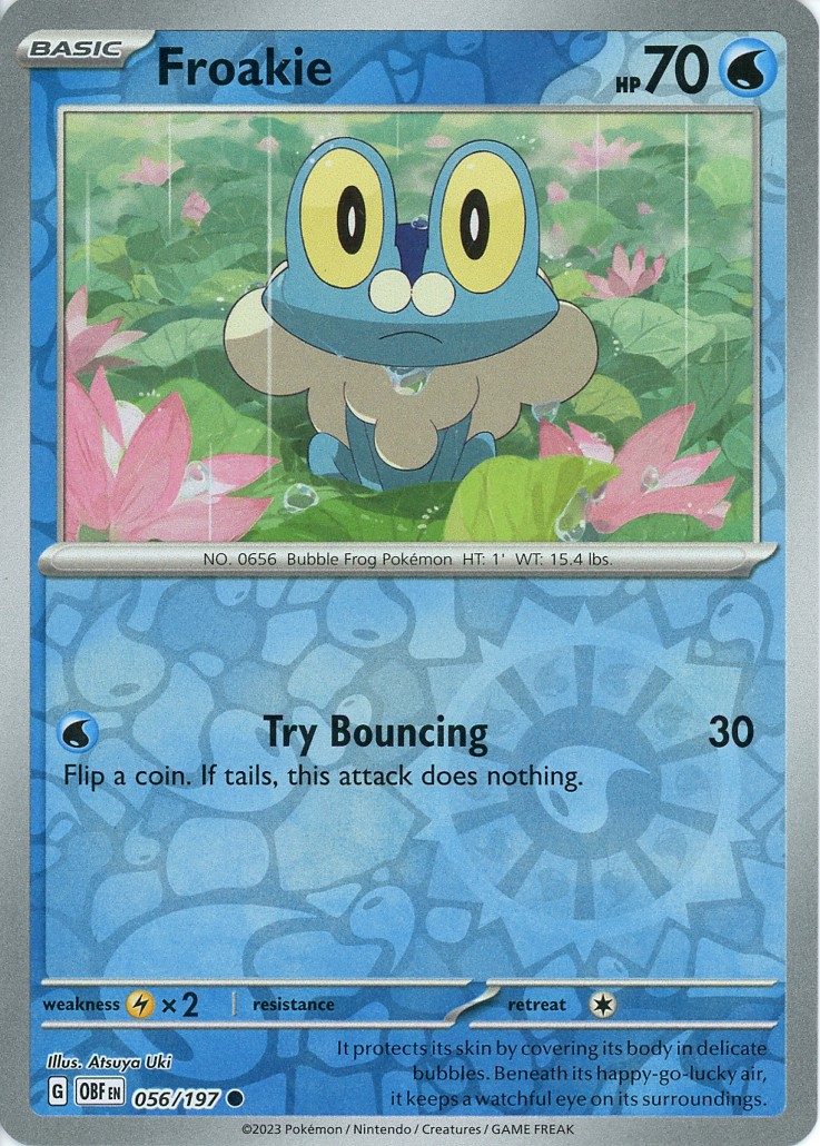 Froakie - 056/197 - Reverse
