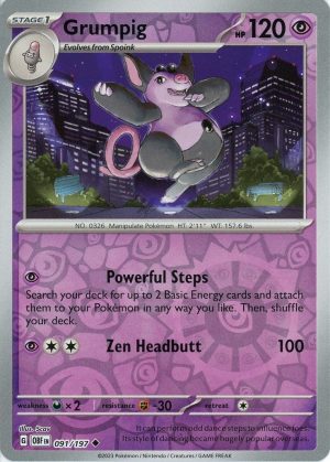 Grumpig - 091/197 - Reverse