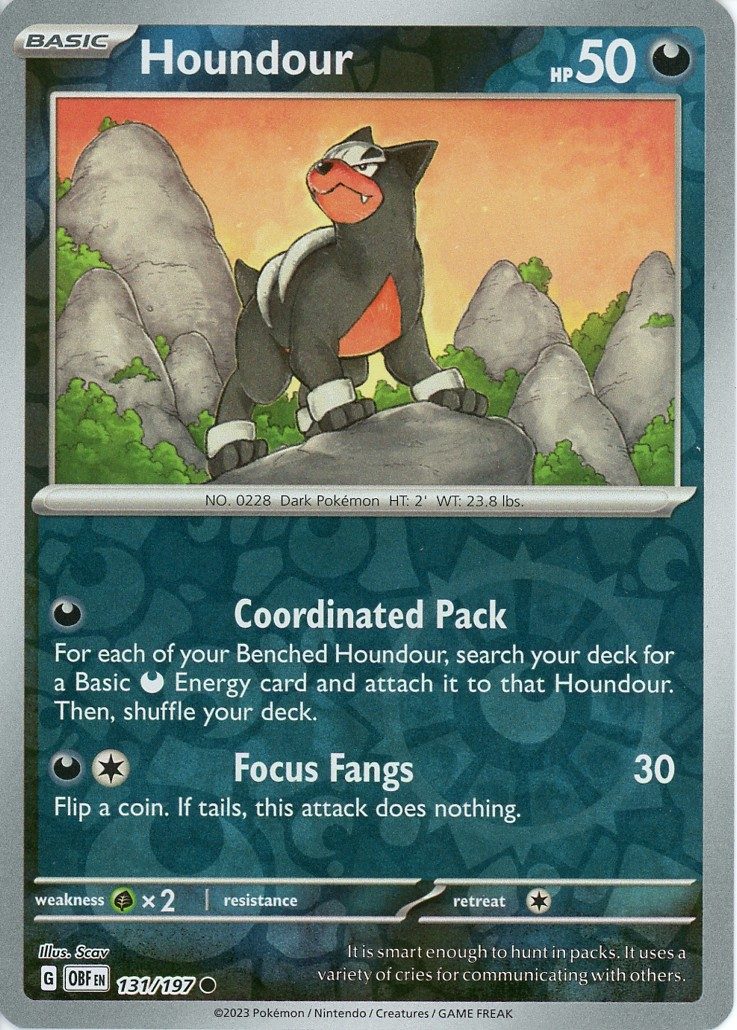 Houndour – 131/197 – Reverse