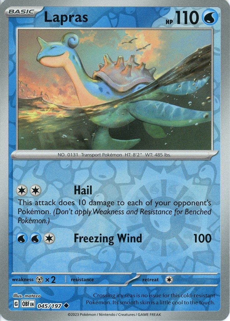 Lapras - 045/197 - Reverse