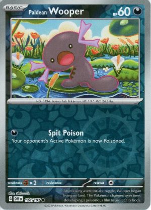 Paldean Wooper - 126/197 - Reverse