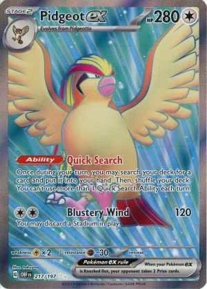 Pidgeot ex - 217/197