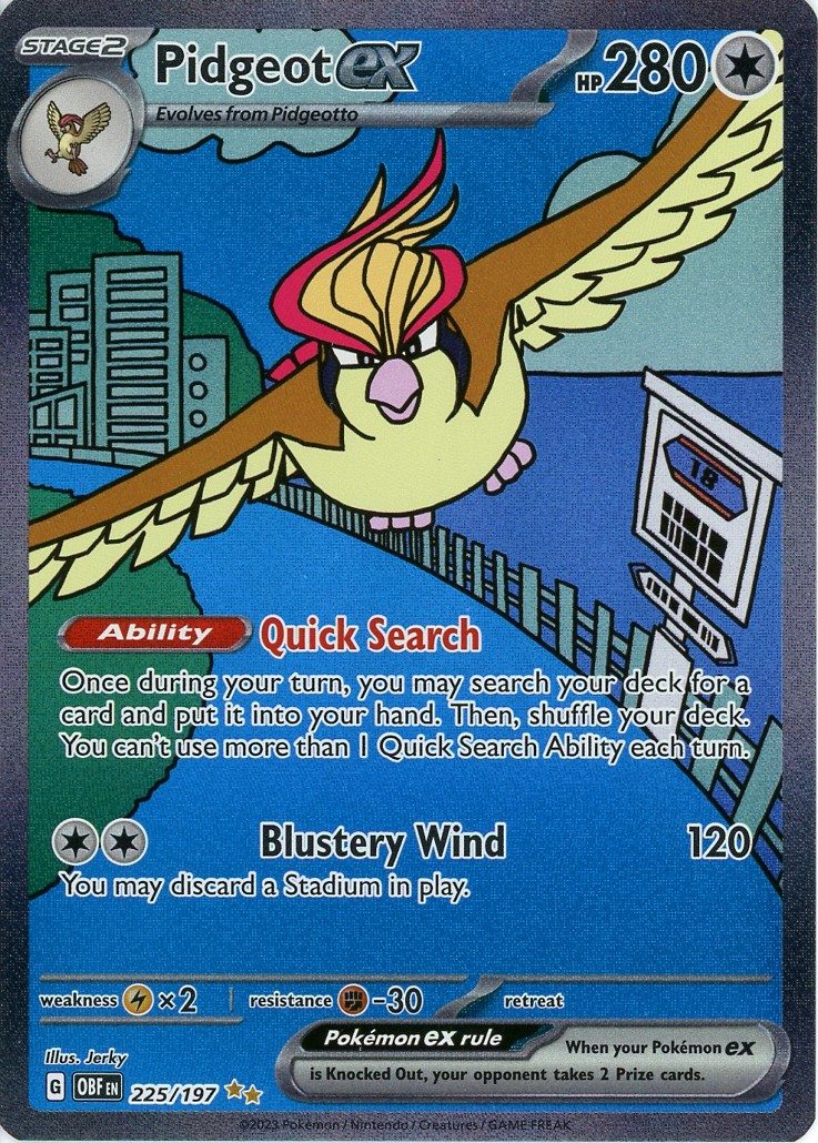 Pidgeot ex - 225/197