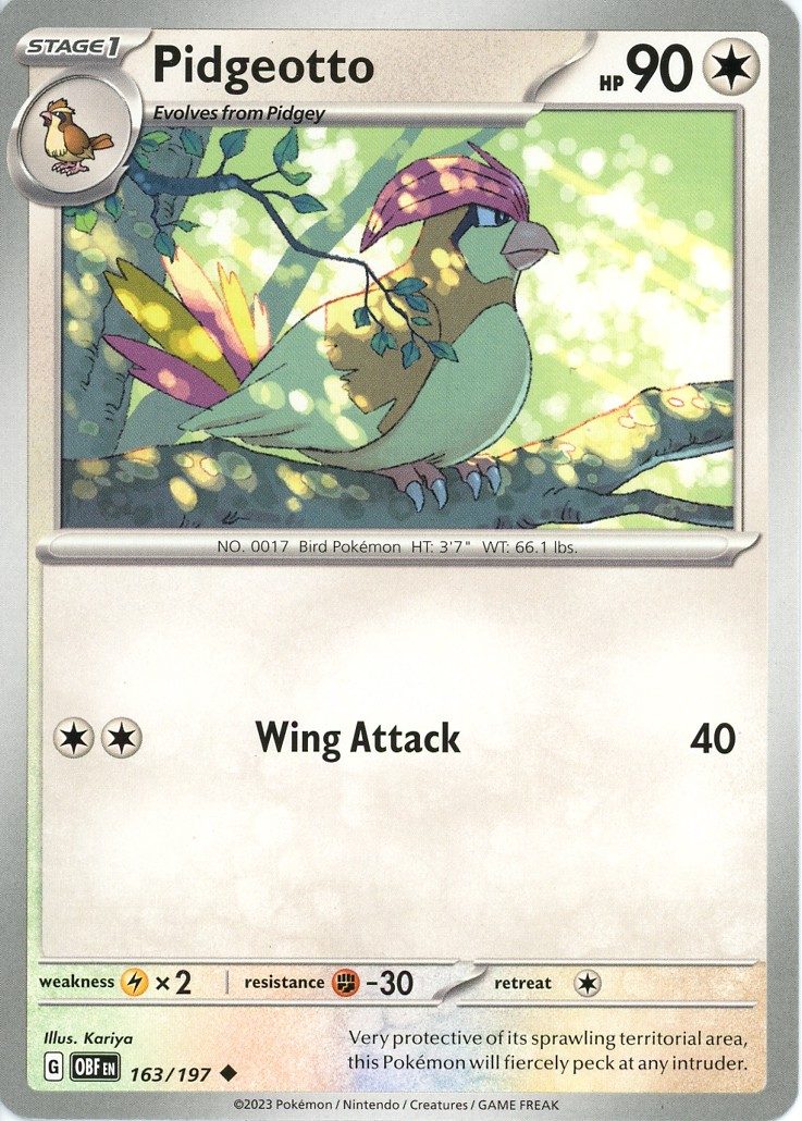 Pidgeotto – 163/197