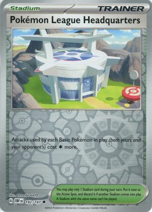 Pokémon League Headquarters - 192/197 - Reverse