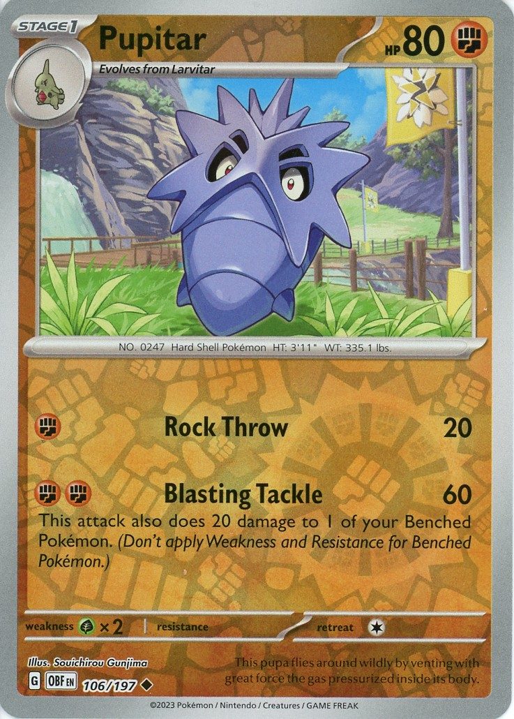 Pupitar – 106/197 – Reverse