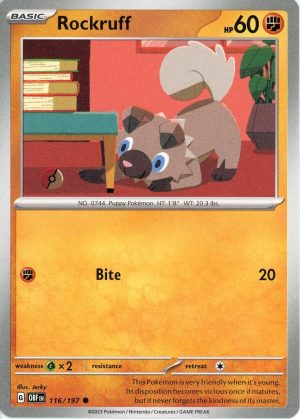 Rockruff - 116/197
