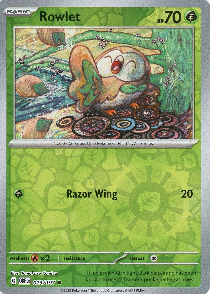 Rowlet – 013/197 – Reverse