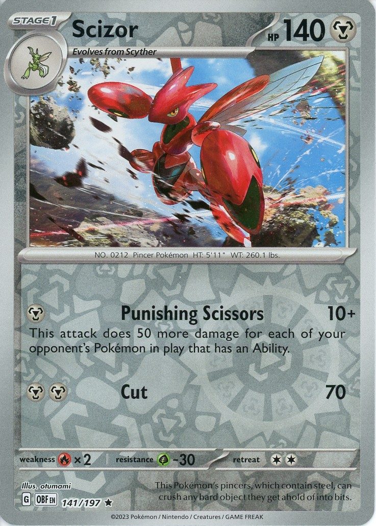 Scizor - 141/197 - Reverse