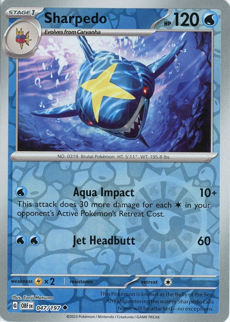 Sharpedo - 047/197 - Reverse