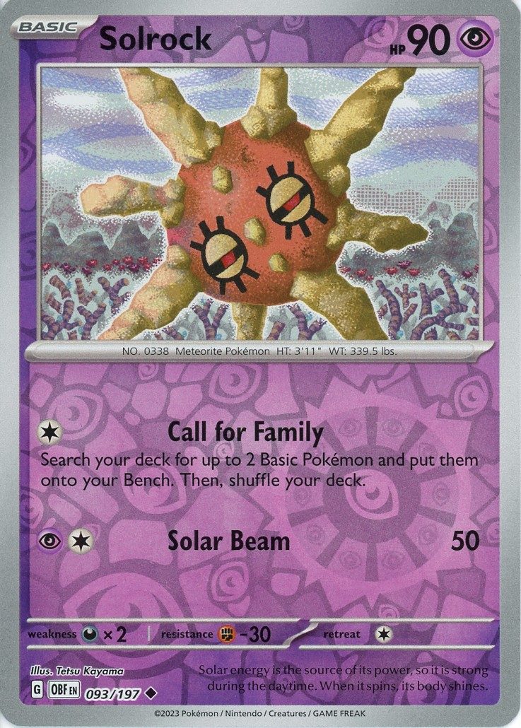 Solrock – 093/197 – Reverse