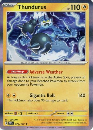 Thundurus - 070/197 (Holo)