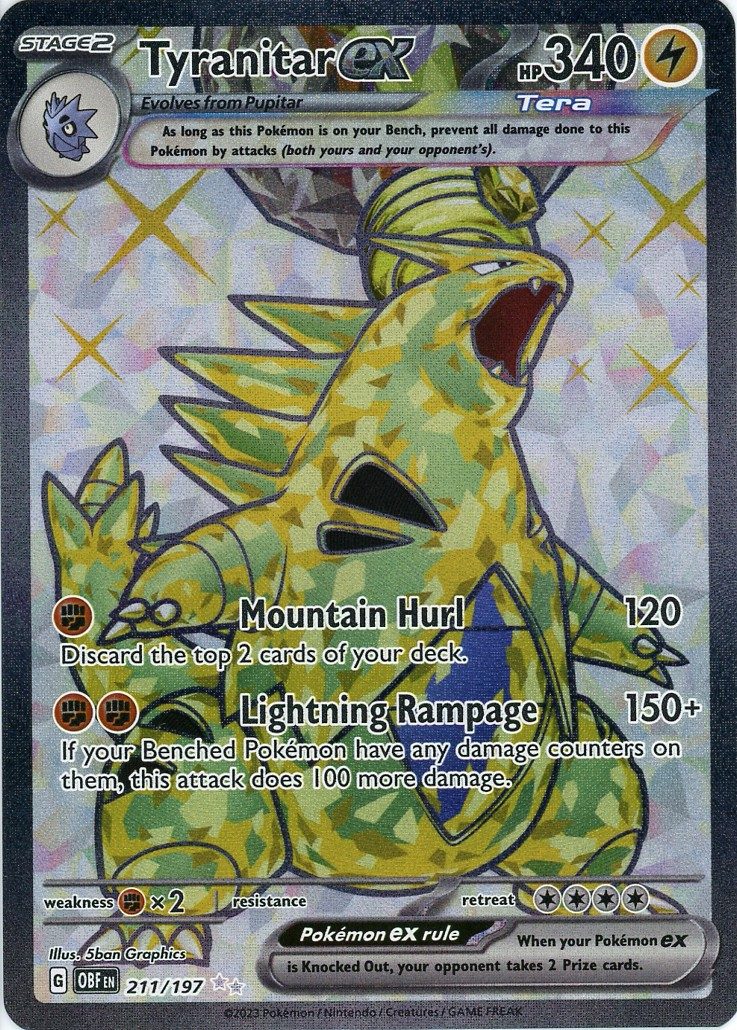 Tyranitar ex - 211/197