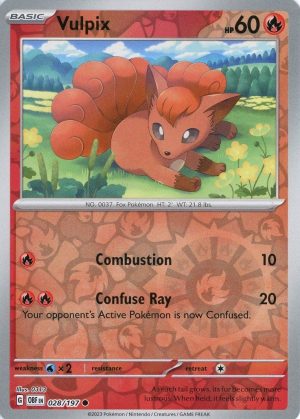 Vulpix - 028/197 - Reverse